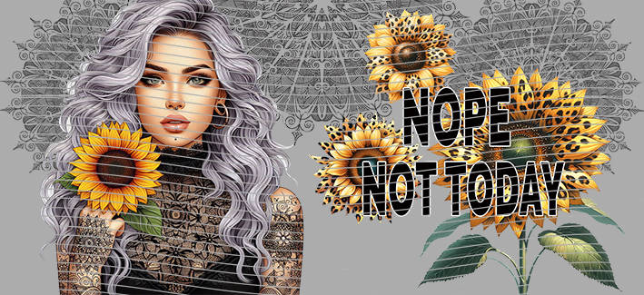 16oz Sunflower Girl-SU-181